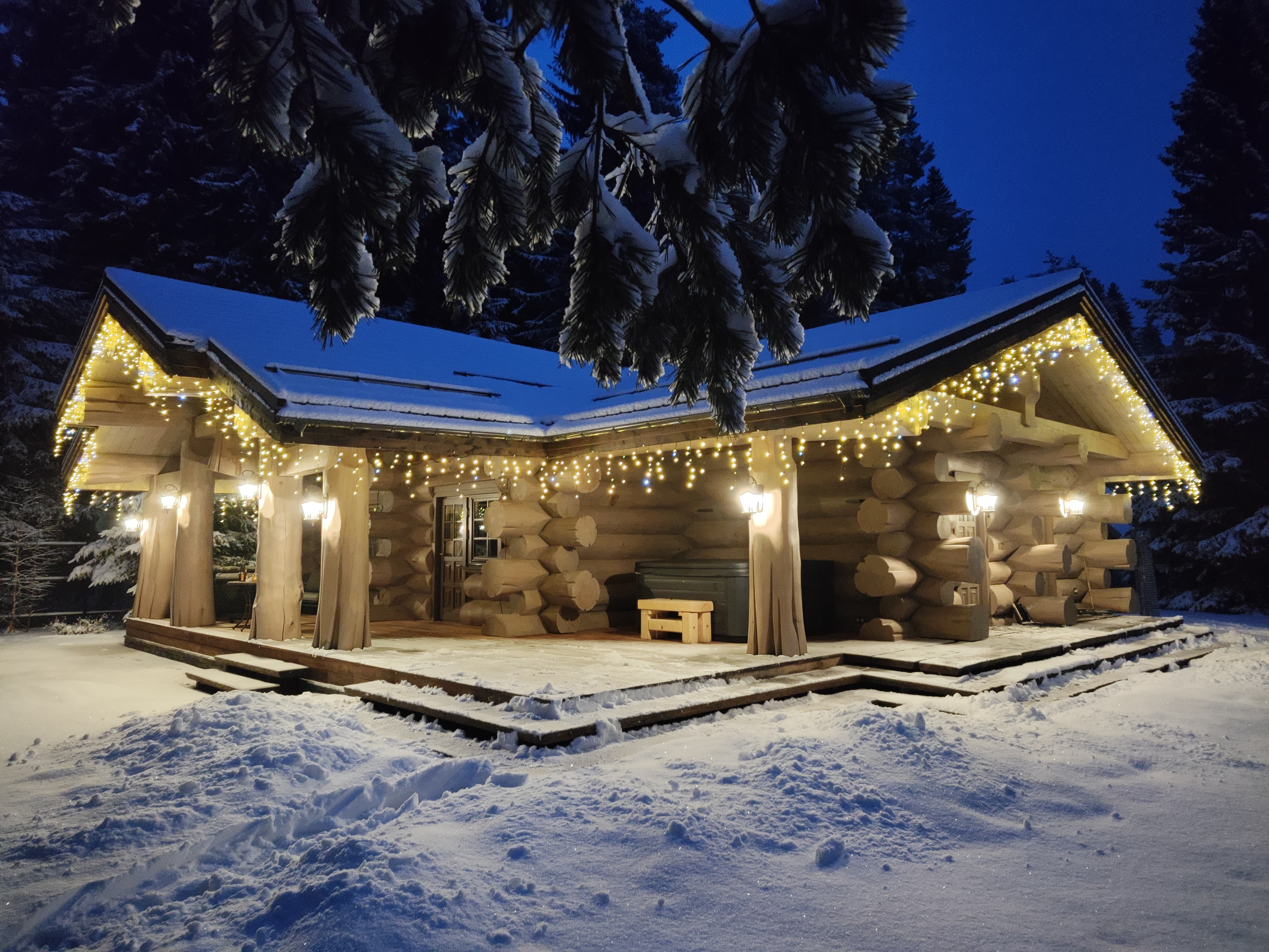 Рубленая Баня на берегу Ладожского озера