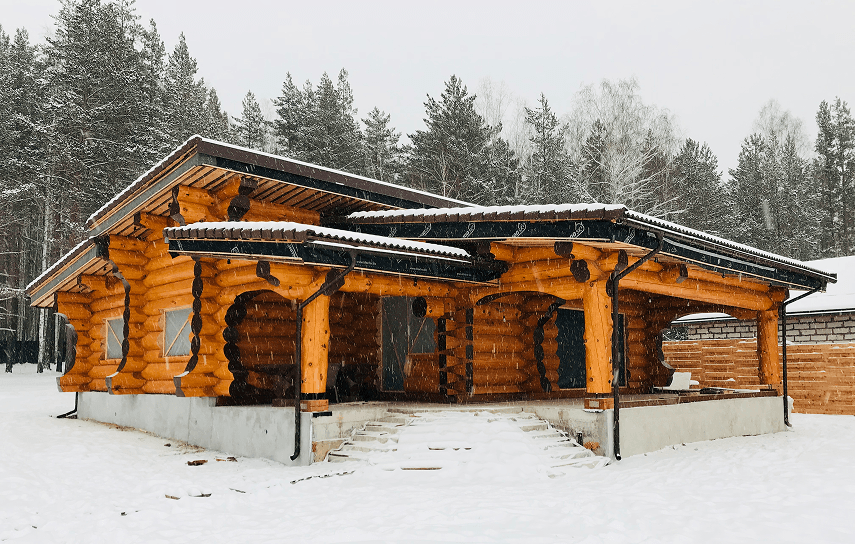 Рубленная баня 60 м²